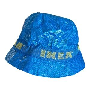 IKEA KNORVA Blue and Yellow Bucket Hat NWT